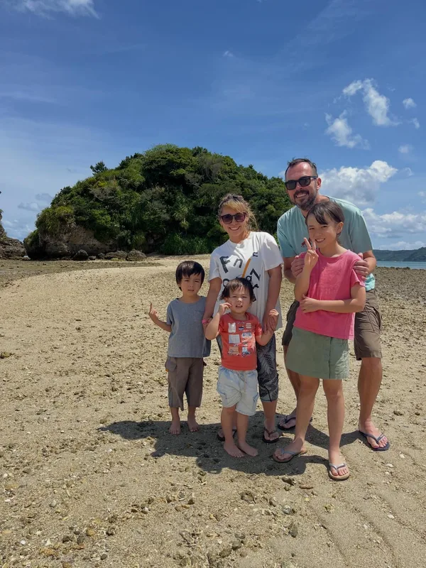 Camping on the beach ⛺️ 🏝️ #familytime❤️ #okinawalife #happybdaytome #likealocal