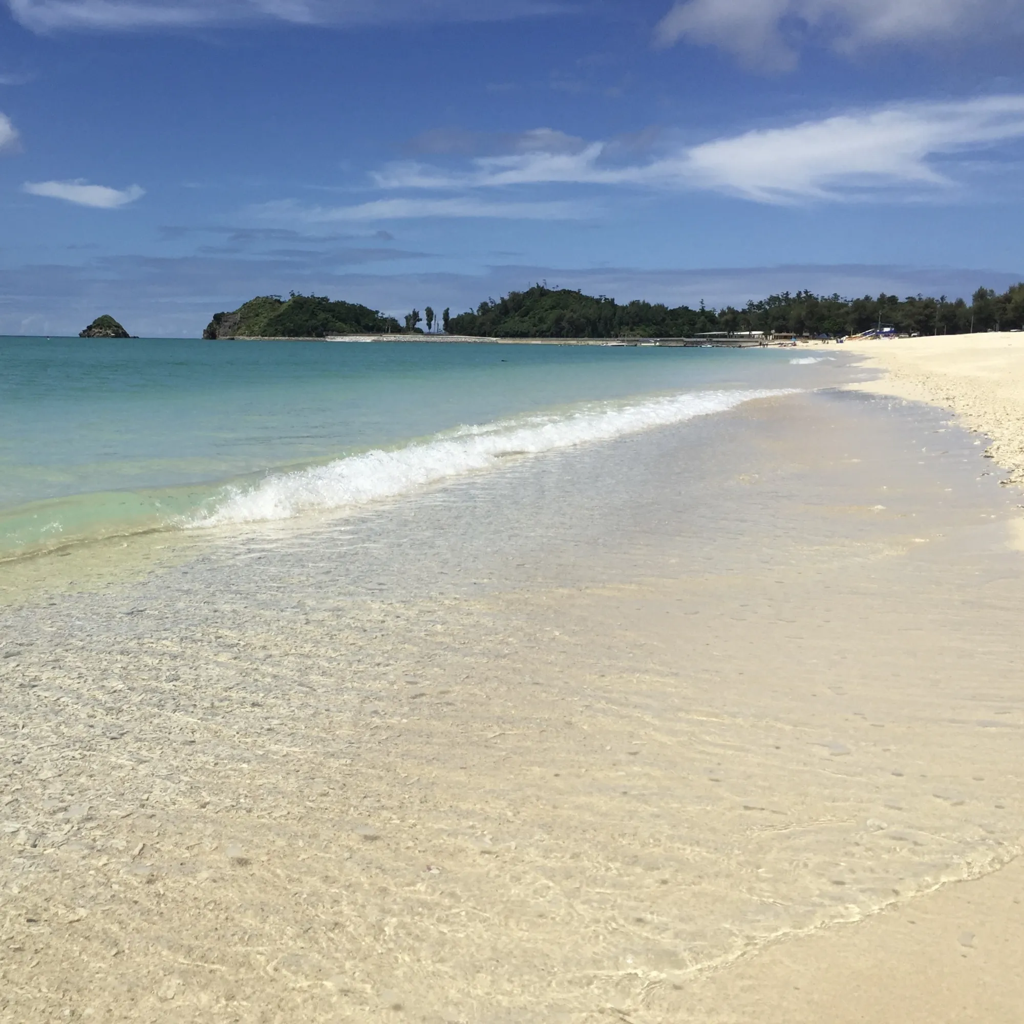 Koupání na Okuma beach (náhrada za říční trek)